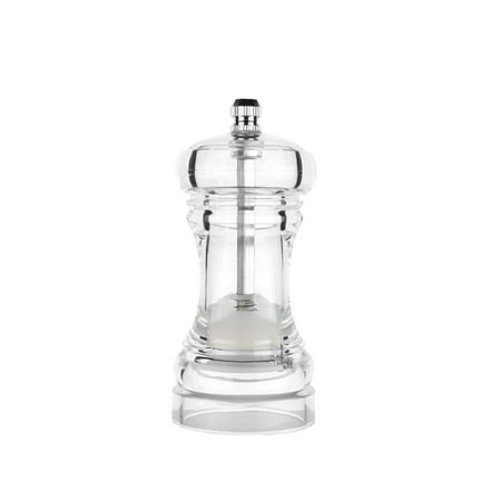 

2pcs Acrylic Grinder Transparent Pepper Mill Manual Crusher Ceramic Core Multifunctional Cruet Kitchen Tool type1