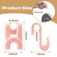 thumbnail image 6 of Clothes Hanger Connectors - 60 Pcs Multi-Level Cascading Hooks, Heavy Duty Plastic Mini Hooks for Space Saver Closet Organizer, 6 of 7