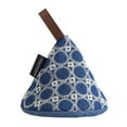 thumbnail image 2 of Protector de s con mango triangular antiescaldado, agarraderas de tela, guantes antideslizantes bordados, herramienta para aislamiento, olla, Soledad cubierta de mango triangular, 2 of 6
