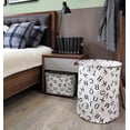 thumbnail image 5 of Laundry Hamper Large Size Canvas Storage Baskets With Handle, Foldable And Convenient Storage Contai, 5 of 5