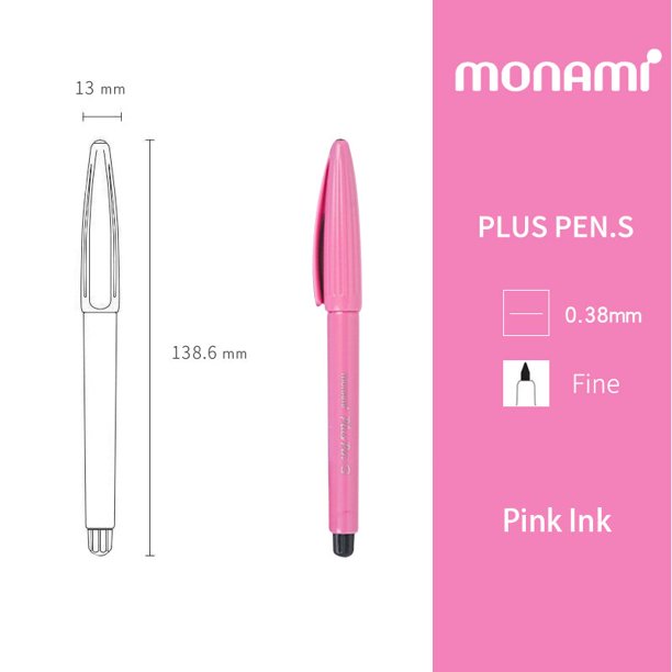 Bolígrafos reemplazables de tinta líquida seca instantánea, punta fina de plástico de 0,38mm, colores surtidos, para escribir, tomar notas y bocetos, 1 unidad