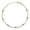 Gold-Sapphire Blue, variant on Jewelry 14K Gold Plated Sterling Silver Curb Chain Anklet for Women with Baguette CZ Stones, Womens Ankle Bracelets