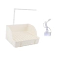 thumbnail image 2 of Baño automático para pájaros, bañera para loros, con circulación de agua, para periquitos y jilgueros. Blanco, 2 of 8