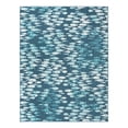 thumbnail image 2 of Unique Loom Outdoor Coastal Collection Area Rug - Plenty of Fish (9' x 12' Rectangle Blue/Teal), 2 of 9