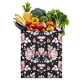 thumbnail image 1 of Vintage Floral Foldable Shopping Bag - Eco-Friendly & Durable Tote for Everyday Use, 1 of 6