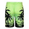 thumbnail image 4 of JIAHONG Mens Swim Trunks Hawaiian Bathing Mesh Lining Suit Swimsuits Beach Shorts with Pockets , Light Green, 4 of 8