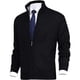 thumbnail image 3 of Suéter de talla europea para hombre, cárdigan con cremallera, informal, holgado, abrigo a juego para hombre, 3 of 6