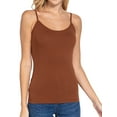 thumbnail image 2 of Active Basic Women & Juniors Solid Plain Adjustable Spaghetti Strap Layering Cropped Camisole Tank Top, 2 of 4