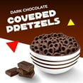 thumbnail image 2 of Dark Chocolate Covered Pretzels, Salted Pretzels in Mildly Sweet Smooth Dark Chocolate, 40 Ounces, 2 of 5