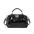 thumbnail image 1 of Burminsa, bolsos de hombro de piel de vaca auténtica con almohada para mujer, bolso cruzado de diseñador de lujo 2025, bolso Boston, bolsos de mano para mujer, 1 of 5
