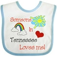 thumbnail image 3 of Inktastic Someone in Tennessee Loves Me Boys or Girls Baby Bib, 3 of 4
