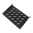 thumbnail image 1 of Estante para rack de servidores, estante para gabinete de red, bandeja voladiza ventilada desmontada para equipos de red de 19", rack y gabinete Profundidad 20 cm, 1 of 8