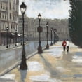thumbnail image 3 of Wyatt, Norman Jr. 12x12 Black Modern Framed Museum Art Print Titled - Cloudy Day in Paris 2, 3 of 5