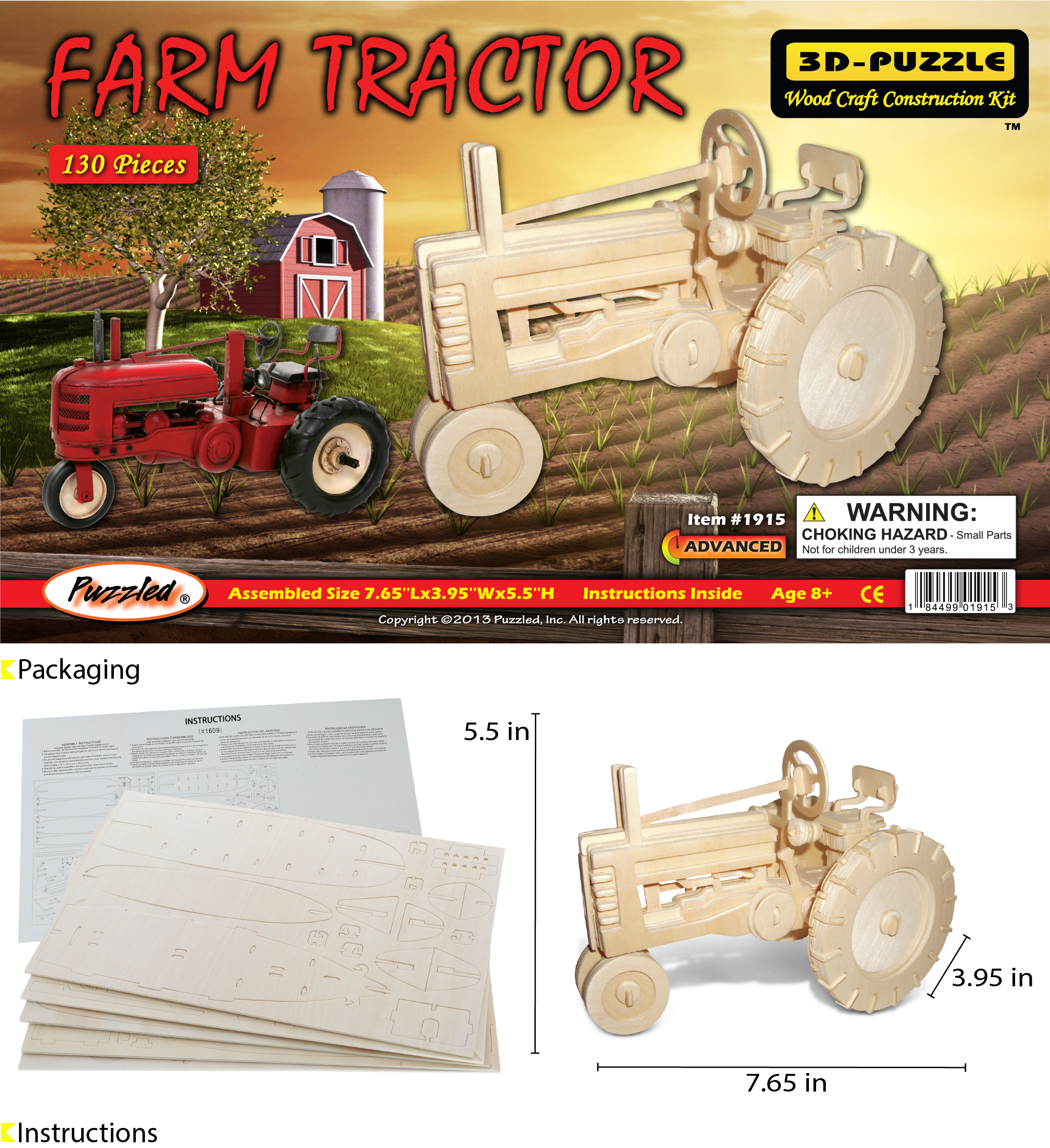 Tractor Woodcraft Pattern