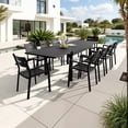thumbnail image 2 of Crestlive Products Expandable Aluminum Outdoor Patio Dining Table for 6-10, Extendable 53" to 106", Weather-Resistant, 2 of 6