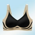 thumbnail image 4 of Wzxfashion sports bras for women Underarm-smoothing No wire Comfort Super Gather Wireless Bra Lifting Bras Womens Bras(M-XXL), 4 of 6