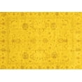 thumbnail image 1 of Ahgly Company Indoor Rectangle Oriental Yellow Traditional Area Rugs, 2' x 5', 1 of 4