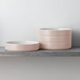 thumbnail image 3 of Noritake ColorTex Stone Blush Set of 4 Stax Deep Plates, 3 of 7