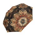 thumbnail image 2 of YAZAOO One-Touch Auto Open Close Rain Umbrella With Creative Earthy Elegance Pattern, 2 of 7