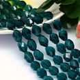 thumbnail image 1 of K9 Glass Faceted Polyhedron Imitation Austrian Crystal Bead Strands Grade AAA Teal 13x10mm Hole: 0.9~1mm about 30pcs/strand 15.7 inch, 1 of 2