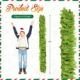 thumbnail image 3 of Guvpev 6FT Artificial Christmas Cedar Garland, Bright Green Whimsical Holiday Garlands, Indoor Outdoor Christmas Greenery Garland Decorations for Stairs Fireplace Mantel Front Door Porch Decor, 3 of 10