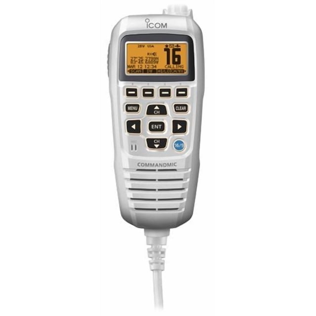 Segunda estación Command Mic IV Icom HM195SW Super White