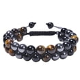 thumbnail image 2 of Pulsera de Piedra de ojo de tigre Yuyangstore hecha a mano, 2 of 8