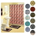 thumbnail image 2 of Trellis Multi-Color 17-Piece Bath Rug Shower Curtain Set with Hooks & Towels, 2 of 2