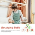 thumbnail image 4 of HINTRMENT Bouncing Balls Bulk 6Pcs Fruity Pattern Assorted Color Small Bounce Balls for Children, 4 of 5