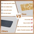 thumbnail image 4 of Vintage Yellow Palm Leaves Stair Treads Non Slip for Steps Tropical Botanical Minimalist Modern 15 Pcs Reusable Adhesive Stair Runner Mats for Dogs Elders Carpet Treads Rugs for Staircase 8x30 In, 4 of 9