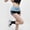 Black, variant on Womens Fold Over Shorts Polyester-Cotton Blend Athletic Shorts Elastic Waist Y2K Lounge Shorts Foldover Cute Pajama Micro Bottoms Mini Shorts Sleepwear Black,S
