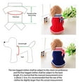 thumbnail image 5 of YUEHAO Dog Sweaters for Small Dogs Navy Pet Dog Cat Sweater Turtleneck Knitted Dog Sweater - Classic Cable Knit Dog Jumper Coat, Warm Pet Winter Clothes Small Dog Sweater (Red, XXS), 5 of 7