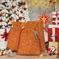 thumbnail image 6 of Naloa Orange Glitter Drawstring Christmas Bags, 3D Xmas Gift Bags, Christmas Wrapping Bags, Xmas Goodie Bags, Treat Pouch Bags, Party Favor Bags-Small, 6 of 9