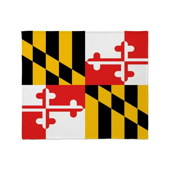 CafePress - Maryland State Flag Throw Blanket - Soft Fleece Throw Blanket, 50"x60" for All Ages
