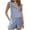 Gray, variant on XMMSWDLA Women Casual Jumpsuits Summer Sleeveless Romper Loose Adjustable Stretchy Shorts Rompers with Pockets Girls Tankini Swimsuit