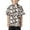 Brown, variant on WOYY Toddler Boys Hawaii Beach Button-Down Shirt Summer Short Sleeve Shirt, Sizes 3-13