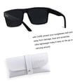 thumbnail image 2 of Gafas de Sol LYZOIT Cuadradas Sobredimensionadas con Protección UV400 Negras, 2 of 6
