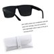 thumbnail image 2 of Gafas de Sol LYZOIT Cuadradas Sobredimensionadas Protección UV400 Negras, 2 of 6