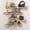 Natural Wood Corner Shelves, variant on 4 Tier Corner Floating Shelves Set of 4, Rustic Pine Corner Shelves for Wall Storage and Decor, L-Shaped Corner Wall Mounted Shelf for Bedroom, Living Room, Bathroom, Kitchen - White