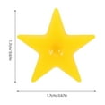 thumbnail image 2 of CHICHUMID 50pcs Map Pins Star Push Pins Metal For Fixing Items On Foam Board In Classroom, 2 of 7
