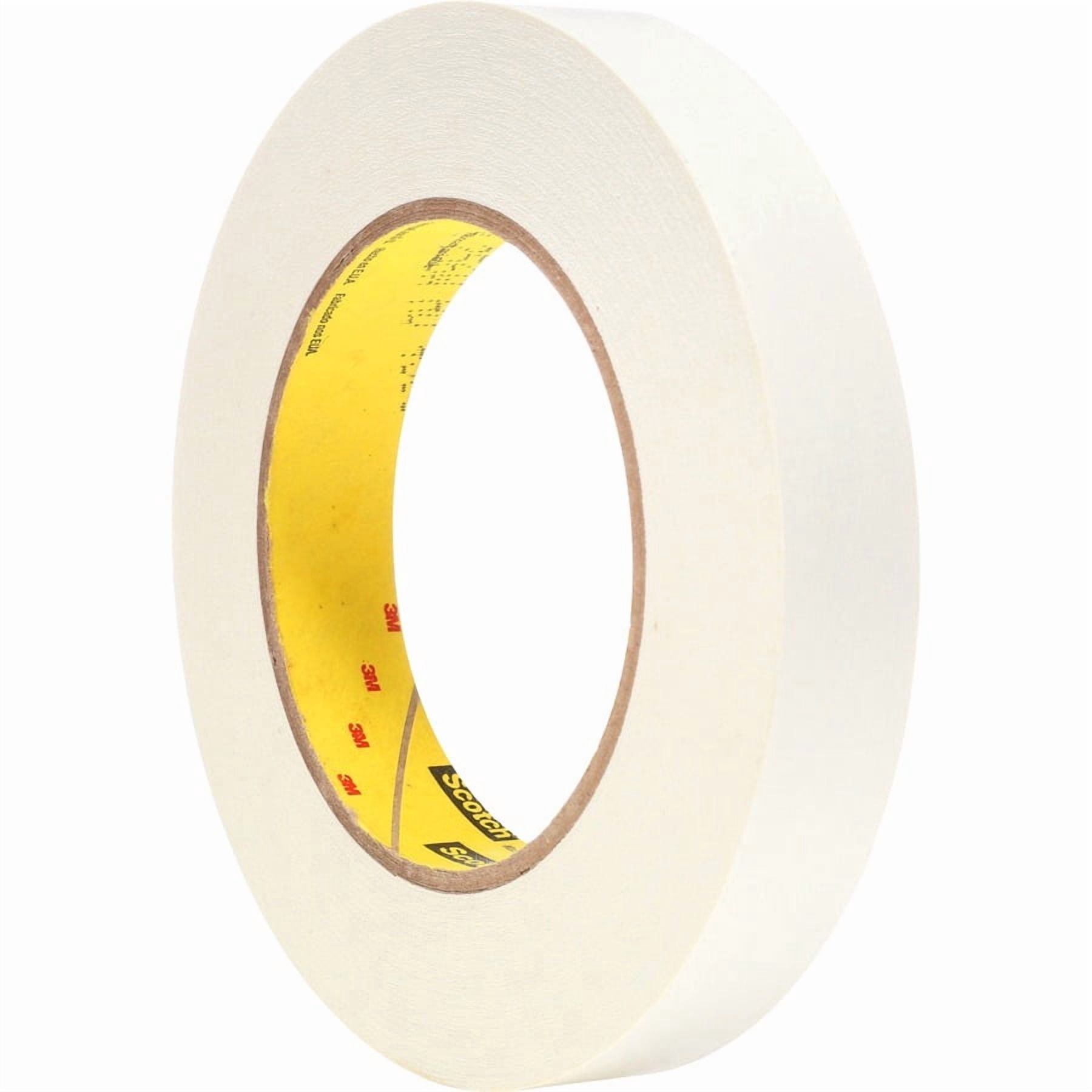 3m Scotch Flatback Write-on Tape - 0.75" Width X 60 Ft Length - 3" Core - Paper - Writable Surface - 1 Roll - White (25634)