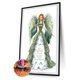 thumbnail image 4 of Cuadros Decorativos 5D Diamond Full Round Drill Painting Winged Lady Rhinestone Imagen (WT271) Wdftyju embutido en tela, 4 of 9