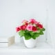 thumbnail image 3 of Rosa para el hogar Rosa artificial realista Centro de mesa para la sala de estar, 3 of 5