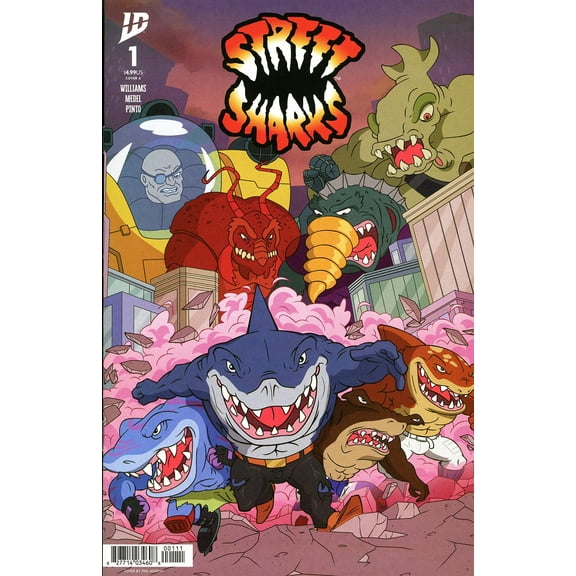 Street Sharks (IDW) #1A VF ; IDW Comic Book