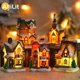 thumbnail image 2 of Decoración navideña 2024 Luz de noche de Año Nuevo LED Escultura de casa de nieve luminosa Artesanía de resina para el hogar Regalo de Navidad para niños, 2 of 5