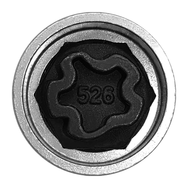 Llave de vaso Abanopi Reemplazo para Volkswagen Security Master llave de tuerca de rueda de bloqueo 526