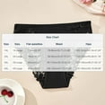 thumbnail image 3 of Arnsht Cheeky Underwear for Women Large Size High Waist Lace No Show Bikini Soft Breathable Thin Thong Seamless Panties Black XL, 3 of 4