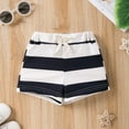 thumbnail image 5 of LIIPEE Boys Shorts Baby Summer Casual Striped Printed Shorts Three Pack Comfortable Breathable Shorts Toddler Soft Daily Cute Shorts,Multicolour,3-6 Months, 5 of 6