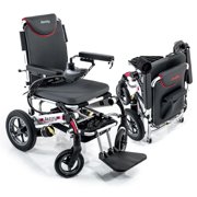 Pride Mobility Jazzy Passport, Folding Travel Electric Powerchair - Lightweight Portable Folding Electric Wheelchair