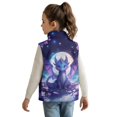 thumbnail image 2 of Garronmavis Dragon Zippered Vest Stand Collar Flowers Boys Vest Size 5-6 Comfortable Winter Lightweight Sleeveless Fleece Jacket with Pocket Stylish Fall Outfits Fashion Clothing, 2 of 7